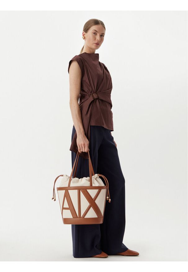 Armani Exchange Torebka XW002607 AF22635 M6261 Brązowy. Kolor: brązowy