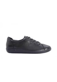 ecco - Buty do chodzenia damskie Ecco Soft 20. Kolor: szary. Materiał: tkanina, materiał, skóra, syntetyk. Szerokość cholewki: normalna. Sport: turystyka piesza