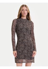 only - ONLY Sukienka codzienna Erica 15355845 Beżowy Regular Fit. Okazja: na co dzień. Kolor: beżowy. Materiał: syntetyk. Typ sukienki: proste. Styl: casual