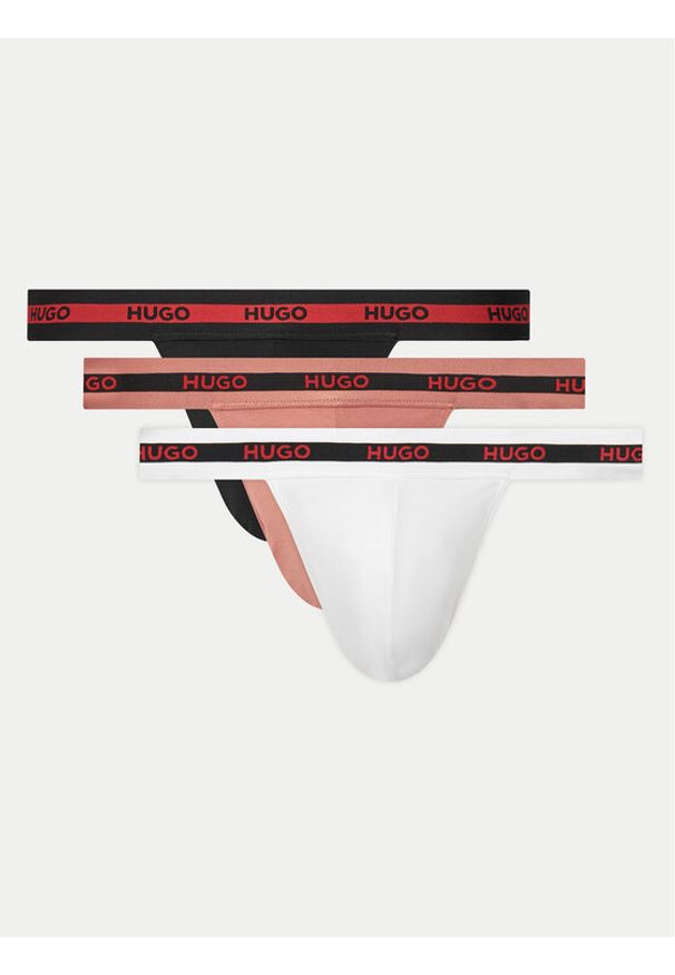 Hugo - HUGO Komplet slipów Jock Strap 50532616 Kolorowy. Materiał: bawełna. Wzór: kolorowy