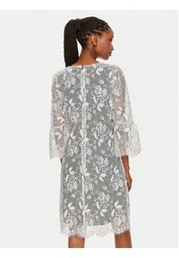 Bruuns Bazaar Sukienka koktajlowa Majah BBW3837 Écru Regular Fit. Materiał: bawełna. Styl: wizytowy