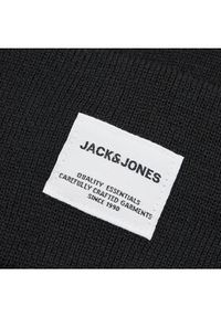 Jack & Jones - Jack&Jones Czapka Jaclong Knit Beanie 12150627 Czarny. Kolor: czarny. Materiał: materiał
