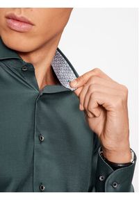 Eterna Koszula 4102/F142 Zielony Slim Fit. Kolor: zielony. Materiał: bawełna #5