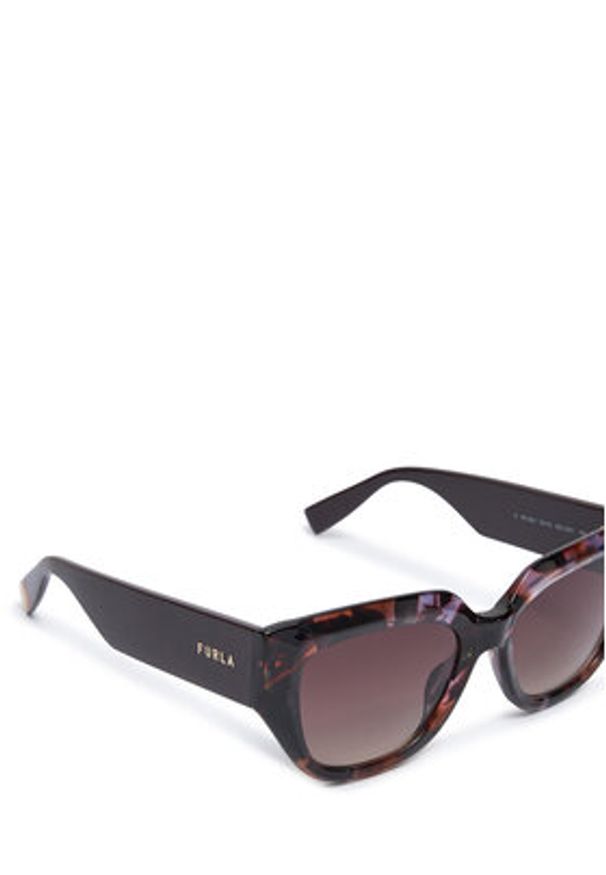 Furla Okulary przeciwsłoneczne WD00120 BX3774 3839S Brązowy. Kolor: brązowy