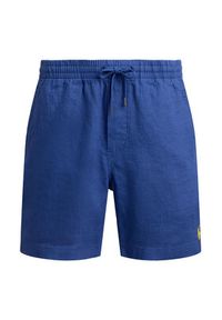 Polo Ralph Lauren Szorty materiałowe 710P08205502 Niebieski Regular Fit. Kolor: niebieski. Materiał: len #5