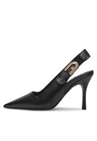Furla Sandały Sign Slingback T.90 YG05SGN-BX2681-O6000-90294100 Czarny. Kolor: czarny. Materiał: skóra #7