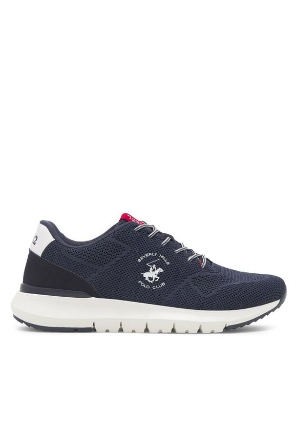 Beverly Hills Polo Club Sneakersy V5-6136 Granatowy. Kolor: niebieski. Materiał: materiał