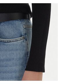 Kontatto Sweter 3M0813C Czarny Regular Fit. Kolor: czarny. Materiał: syntetyk, wiskoza #4