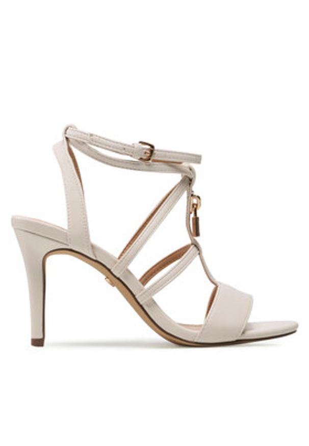 DeeZee Sandały LS5718-01 Biały. Kolor: biały. Materiał: skóra