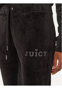 Juicy Couture Spodnie dresowe Regal Lisa JCBBJ224829 Czarny Flare Fit. Kolor: czarny. Materiał: syntetyk