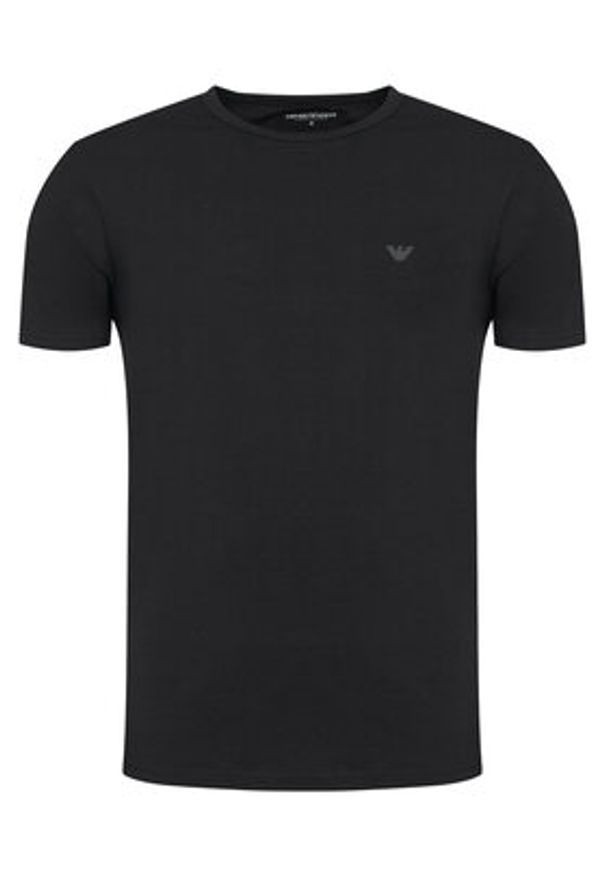 Emporio Armani Underwear Komplet t-shirtów EM000391 AF14132 MC005 Czarny Regular Fit. Kolor: czarny. Materiał: bawełna