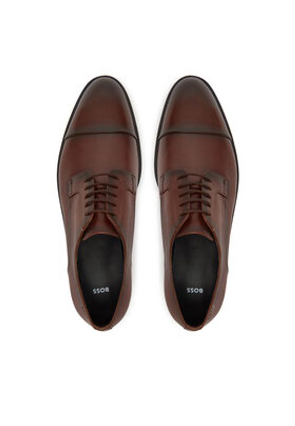 BOSS Półbuty Tayil-L 50548293 Brązowy. Kolor: brązowy. Materiał: skóra