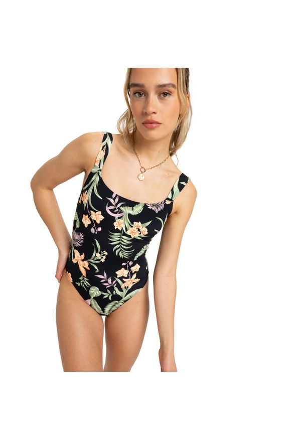 Roxy - Jednoczęściowy strój kąpielowy dla Kobiety PT BEACH CLASSICS Czarny. Kolor: czarny. Materiał: poliester, elastan, tkanina