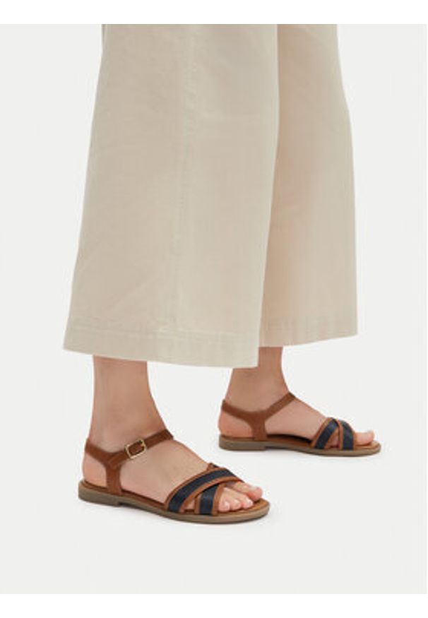 Lasocki Sandały WI16-FOXI-77 Brązowy. Kolor: brązowy. Materiał: skóra