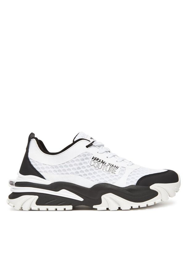 Versace Jeans Couture Sneakersy 78YA3SIB Biały. Kolor: biały. Materiał: skóra