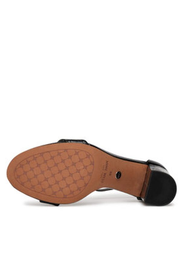 Nine West Sandały S4SH1823-01 Czarny. Kolor: czarny. Materiał: materiał, syntetyk