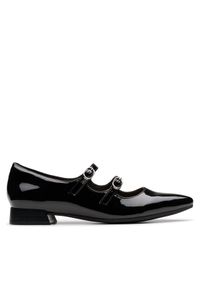 Clarks Półbuty Natalyn Lane 26181930 Czarny. Kolor: czarny. Materiał: skóra #1