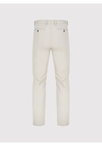 Pako Lorente - PAKO LORENTE - Beżowe spodnie z zaszewkami. Okazja: na co dzień. Kolor: beżowy. Materiał: elastan, bawełna. Wzór: gładki. Styl: casual #5