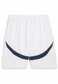 Puma - Szorty Manchester City 2024/25. Kolor: biały, wielokolorowy, niebieski. Sport: piłka nożna