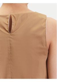Marella Top Chiatta 2515161132 Brązowy Regular Fit. Kolor: brązowy. Materiał: bawełna #4