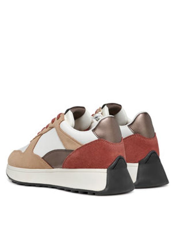 Geox Sneakersy D Amabel D46MDA 08522 C1Z5Q Biały. Kolor: biały. Materiał: skóra