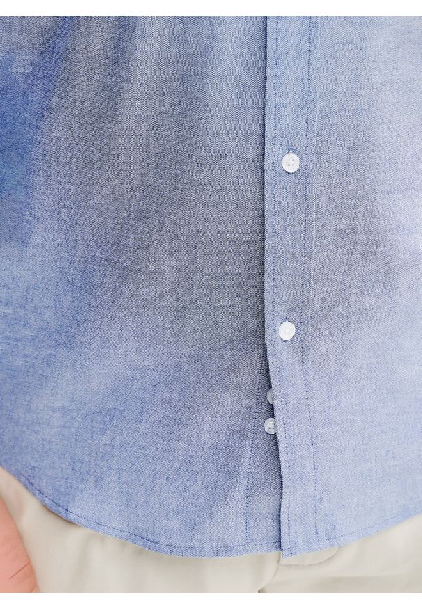 Pako Lorente - PAKO LORENTE – Koszula męska z kołnierzem na guziki. Materiał: bawełna. Długość rękawa: długi rękaw. Długość: długie