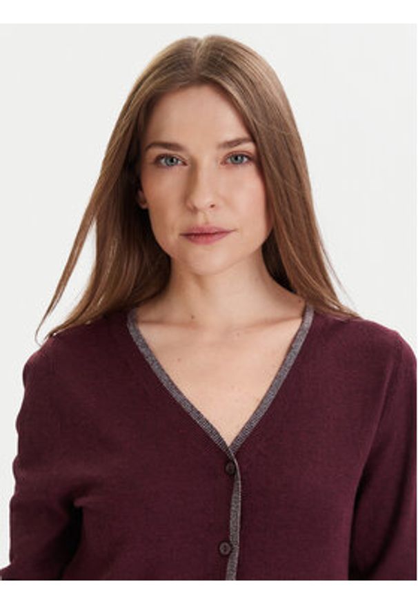 Vero Moda Kardigan Happy 10336313 Fioletowy Regular Fit. Kolor: fioletowy. Materiał: wiskoza, syntetyk