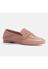 Marco Shoes Loafersy bez podszewki beżowy. Kolor: beżowy. Materiał: skóra #6