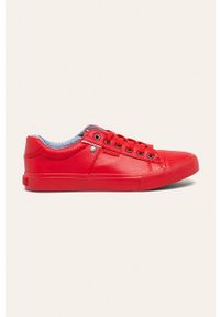 Big-Star - Big Star - Tenisówki. Nosek buta: okrągły. Zapięcie: sznurówki. Kolor: czerwony. Materiał: syntetyk, materiał, skóra ekologiczna, guma. Szerokość cholewki: normalna #1