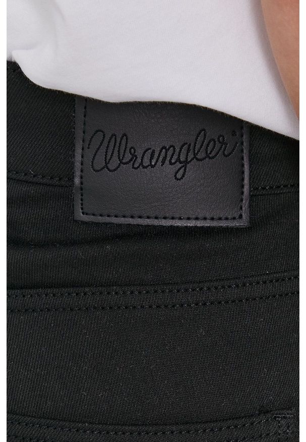 Wrangler - Jeansy Future Black. Kolor: czarny