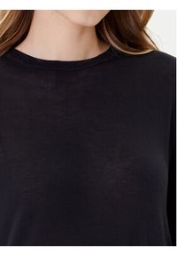 Calvin Klein Sweter LV044C339G Czarny Regular Fit. Kolor: czarny. Materiał: wiskoza #3