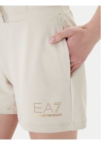 EA7 Emporio Armani Szorty sportowe 7W000269 AF12482 U1088 Beżowy Regular Fit. Kolor: beżowy. Materiał: syntetyk #3