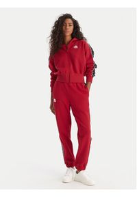 Kappa Bluza Banda Clarise 32261BW Czerwony Regular Fit. Kolor: czerwony. Materiał: bawełna #5