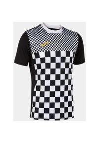 Joma Flag III koszulka sportowa czarno-biała 3XL - oddychająca. Kolor: wielokolorowy, biały, czarny. Materiał: poliester. Sport: piłka nożna