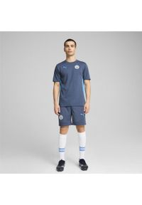 Puma - Męska koszulka treningowa Manchester City PUMA Inky Blue Magic. Kolor: niebieski. Sport: fitness