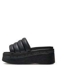 Tommy Jeans Klapki Tjw Wedge Sandal EN0EN02455 Czarny. Kolor: czarny #2