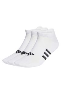Adidas - adidas Skarpety wysokie unisex Performance Light Low Socks 3 Pairs HT3440 Biały. Kolor: biały