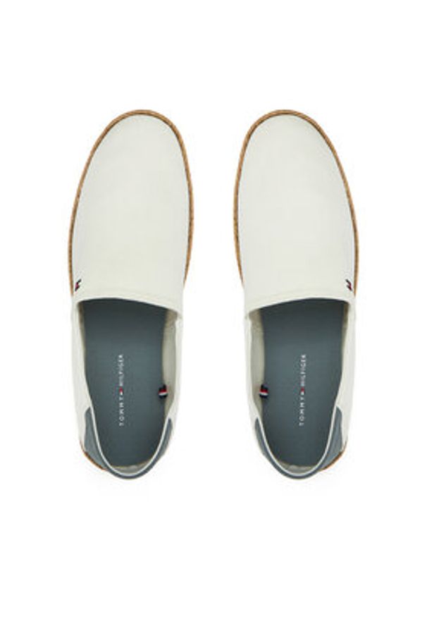 TOMMY HILFIGER - Tommy Hilfiger Espadryle FM0FM05353 Écru. Materiał: materiał