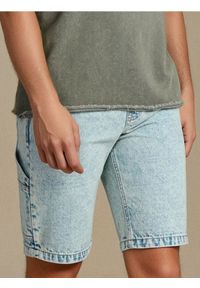Sinsay - Szorty jeansowe - niebieski. Kolor: niebieski. Materiał: jeans