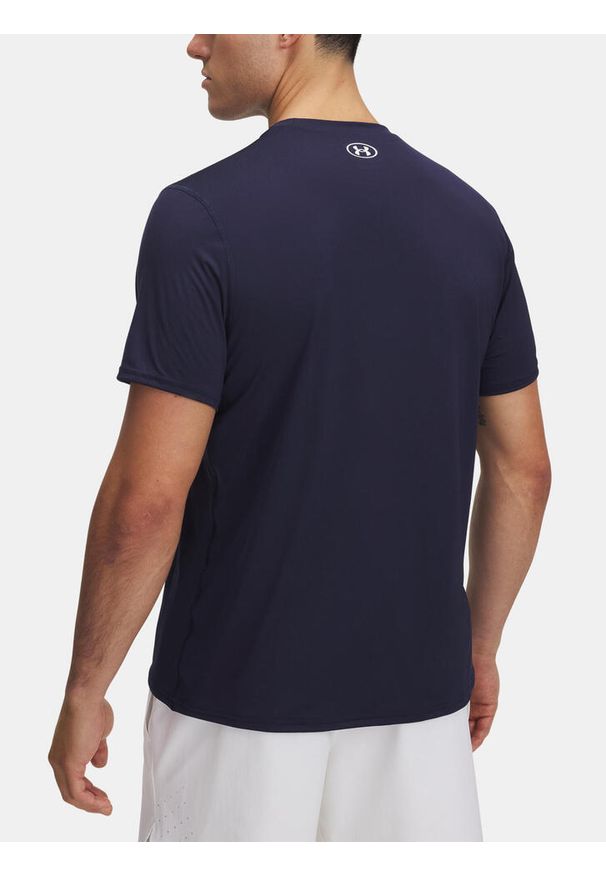 Koszulka treningowa męska Under Armour HeatGear Fitted. Kolor: niebieski. Sport: fitness