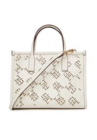 TOMMY HILFIGER - Tommy Hilfiger Torebka Th City Mini AW0AW17500 Écru. Kolor: kremowy. Materiał: skórzane #6