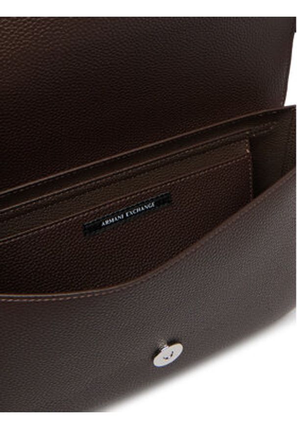 Armani Exchange Torebka 942912 CC783 U6018 Brązowy. Kolor: brązowy. Materiał: skórzane