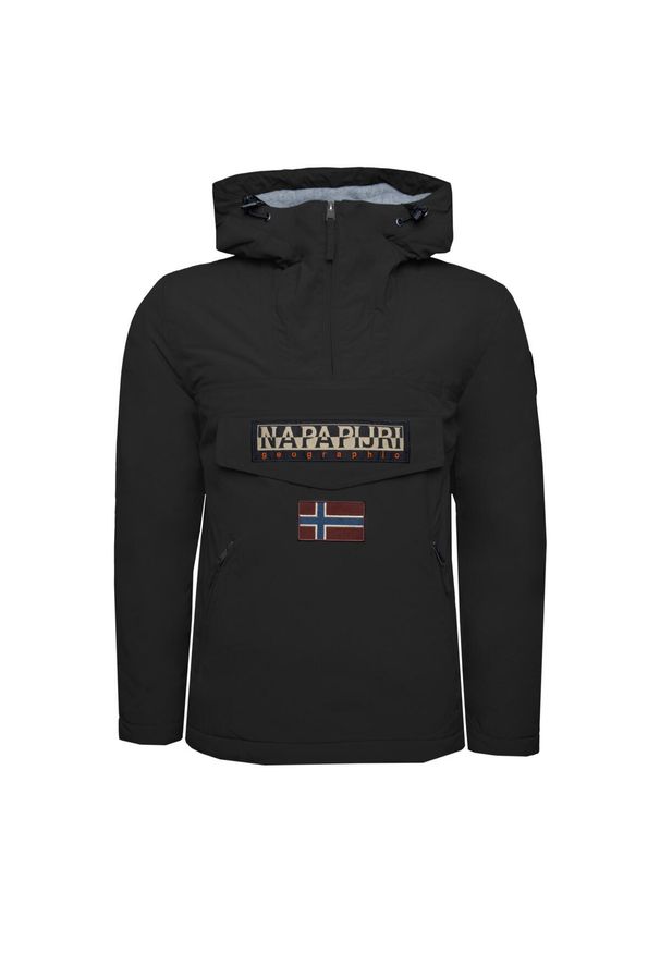 Kurtka wodoodporna z 2 kieszeniami Napapijri Rainforest. Kolor: czarny. Sezon: zima. Sport: narciarstwo