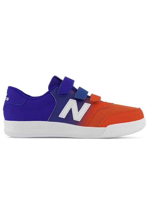 Buty New Balance PVCT60BP – granatowo–czerwone. Okazja: na uczelnię. Zapięcie: rzepy. Kolor: niebieski, czerwony, wielokolorowy. Materiał: guma, syntetyk, materiał, skóra. Szerokość cholewki: normalna