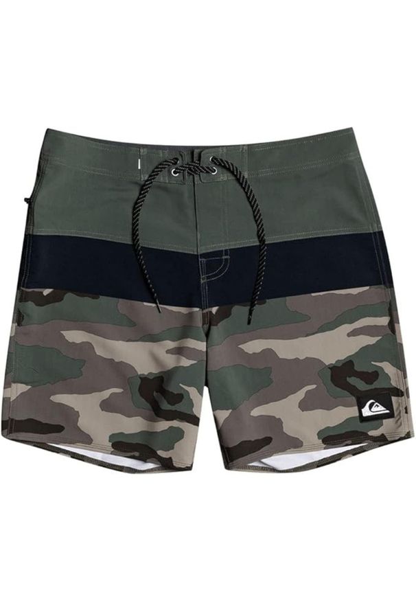 Spodenki kąpielowe dla dzieci Quiksilver Surfsilk Panel. Kolor: zielony. Materiał: poliester, elastan