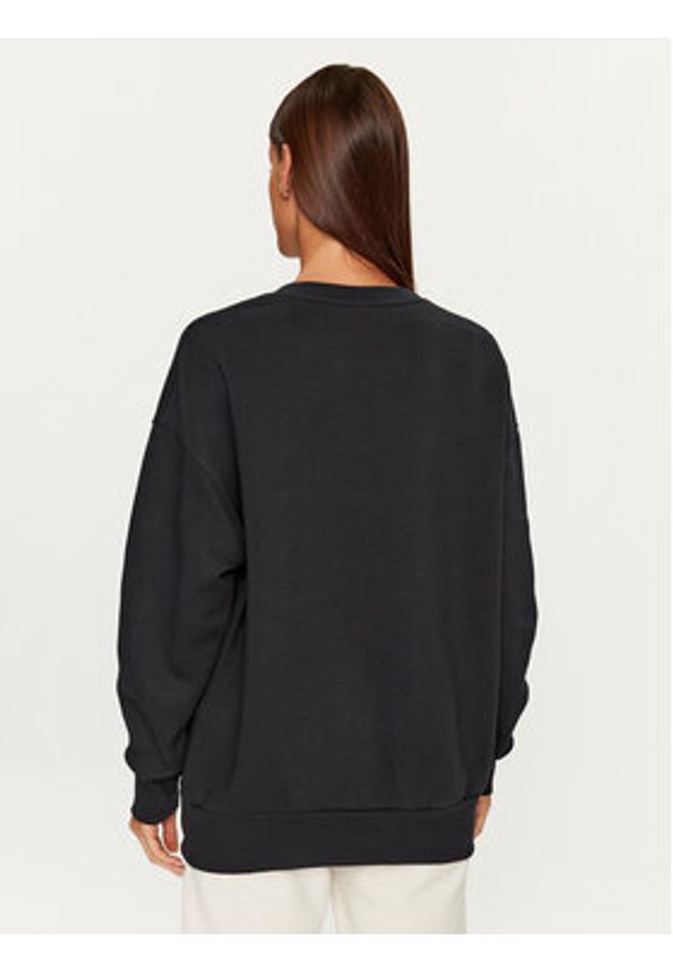Under Armour Bluza Essential Flc Os Crew 1379475 Czarny Loose Fit. Kolor: czarny. Materiał: bawełna