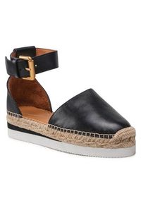 See By Chloé Espadryle SB26150 Czarny. Kolor: czarny. Materiał: skóra #4