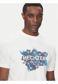 Hechter Paris T-Shirt 75018 151917 Biały Regular Fit. Kolor: biały. Materiał: bawełna #4