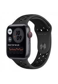 APPLE - Smartwatch Apple Watch Nike SE GPS+Cell 40mm aluminium, gwiezdna szarość|antracyt/czarny pasek. Rodzaj zegarka: smartwatch. Kolor: czarny #1