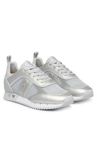 EA7 Emporio Armani Sneakersy 7X000334 AF18610 MZ586 Biały. Kolor: biały. Materiał: skóra #4